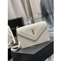 Replica Yves Saint Laurent GABY SATCHEL IN QUILTED LAMBSKIN 6688631 white Tl14624ED66