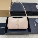 YSL LE 5 A 7 HOBO BAG IN SMOOTH LEATHER Y687228 light PINK Tl14508pA42
