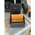 YSL LE MAILLON SATCHEL IN SMOOTH LEATHER 6497952 Apricot Tl14675TV86