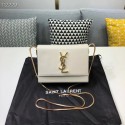Yves Saint Laurent Kate mini Original leather Shoulder Bag Y593122 white Tl14830sf78