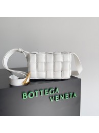 Luxury Bottega Veneta Small Padded Cassette 717506 white Tl16621Px24