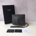 AAA Replica SAINT LAURENT Niki Mini leather shoulder bag 03743 dark grey Tl14912cf50