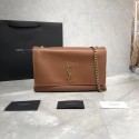 Best Replica Yves Saint Laurent Double Skin Use Original Leather Shoulder Bag Y553804 Brown Tl14891bj75