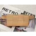 Bottega Veneta CASSETTE Mini intreccio leather belt bag 651053 brown Tl16782XW58
