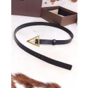 Bottega Veneta Original Leather Belt 5551 Black Tl17683tQ92