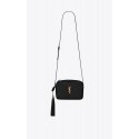 Cheap Copy Yves Saint Laurent LOU CAMERA BAG IN QUILTED LEATHER 612544 black Tl14730Eq45