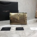 Cheap Fake Yves Saint Laurent Original Leather Shoulder Bag Y554763 Bronze Gold Tl14885BC48