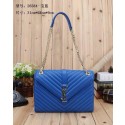 Cheap Yves Saint Laurent Classic Monogramme Flap Bag Y26584 Blue Tl15331ZZ98