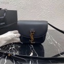 Cheap Yves Saint Laurent KAIA SMALL SATCHEL IN SMOOTH LEATHER 619740 Black Tl14817sZ66