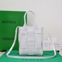 Fake Bottega Veneta Mini Cassette Tote Bag 709341 white Tl16734Sq37