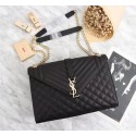 Fake Cheap Yves Saint Laurent Cross-body Caviar leather Shoulder Bag 487256 black Tl15105Kt89