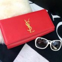 Fake Yves Saint Laurent Classic Monogramme Clutch 30210 Red Tl15338xR88