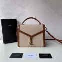 Fashion Yves Saint Laurent IN CANVAS AND LEATHER Y650119H Apricot Tl14752wc24