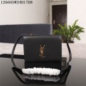Fashion Yves Saint Laurent Monogramme Cross-body Shoulder Bag 126605 Black Tl15235OM51