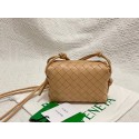 High Quality Imitation Bottega Veneta Mini intrecciato leather cross-body bag 680254 Almond Tl16756wn47