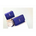 High Quality Yves Saint Laurent Leather Cross-body Shoulder Bag Y8004 Blue Tl15176pR54