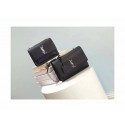 Hot Replica Yves Saint Laurent Leather Cross-body Shoulder Bag Y8004 Black Tl15179wR89