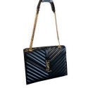 Imitation AAA YSL Classic Monogramme Flap Bag Smooth Leather 311224 Black Tl15343RP55