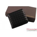 Imitation High Quality Bottega Veneta Intrecciato Nappa Leather Wallet BV1567 Black Tl17373HH94