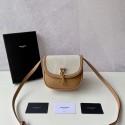 Imitation Yves Saint Laurent IN CANVAS AND LEATHER Y650123H Apricot Tl14751VO34