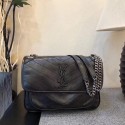 Imitation Yves Saint Laurent Medium Niki Chain Bag 498894 Black Tl15123Ug88