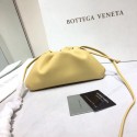 Knockoff Bottega Veneta Nappa lambskin soft Shoulder Bag 98057 light yellow Tl17039tp21