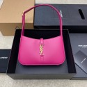 Knockoff YSL LE 5 A 7 HOBO BAG IN SMOOTH LEATHER Y687228 rose Tl14507iV87