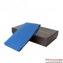 Luxury Bottega Veneta Intrecciato Light Calf Card Case BV188 Blue Tl17462QT69