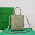 Luxury Bottega Veneta Mini Cassette Tote Bag 709341 Travertine Tl16732QT69