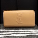 Luxury Yves Saint Laurent Original Leather Sac Be Du Jour Clutch Bag 26752 Beige Tl14796Px24
