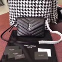 Replica Fashion Yves Saint Laurent Leather Cross-body Shoulder Bag 2829 Black Tl15073HM85