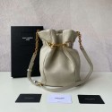 Replica Yves Saint Laurent Calf leather bag Y677822 BLANC VINTAGE Tl14482BB13