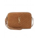 Replica Yves Saint Laurent IN SUEDE AND SMOOTH LEATHER Y520534E Brown Tl14765CQ60