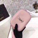 Yves Saint Laurent Calfskin Leather Shoulder Bag 5804 Pink Tl15113sY95