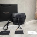 Yves Saint Laurent Lizard Leather Shoulder Bag Y551559 Black Tl14894zS17