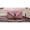 Yves Saint Laurent Small Classic Monogramme Flap Bag Y20167 Pink Tl15298JD28