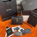 Yves Saint Laurent SUNSET SMALL CHAIN BAG INSMOOTH LEATHER Y533036A BLACK Tl14502rJ28