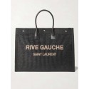 Yves Saint Laurent Tote Book Weave Shopping Bag D23698 Black Tl14673cP15