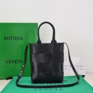 Bottega Veneta Mini Cassette Tote Bag 709341 black Tl16733Gm74