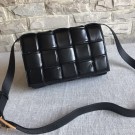 Bottega Veneta Sheepskin Weaving Original Leather BV3996 Black Tl17116nV16