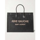 Yves Saint Laurent Tote Book Weave Shopping Bag D23698 Black Tl14673cP15