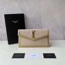 Yves Saint Laurent UPTOWN POUCH IN CANVAS AND SMOOTH LEATHER Y622053 NATURAL BEIGE Tl14641CC86