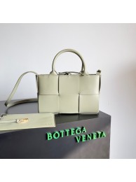 Bottega Veneta ARCO TOTE Small intrecciato grained leather tote bag 709337 Travertine Tl16632Dq89