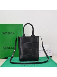 Bottega Veneta Mini Cassette Tote Bag 709341 black Tl16733Gm74