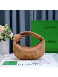 Bottega Veneta Mini intrecciato suede top handle bag 651876V1 brown Tl16772EC68