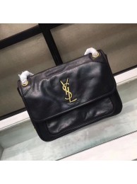 Fake Saint Laurent Niki Medium Monogram Shoulder Bag 2830 black Tl15027lF58