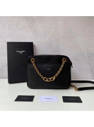 Fake YSL LE MAILLON SMALL CHAIN BAG IN QUILTED LAMBSKIN 6693081 black Tl14548bz90