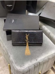 Fake YSL Saint Laurent Medium Kate Bag Y306079 Black Gold hardware Tl14664GR32