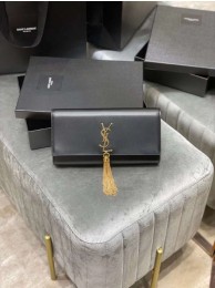 Fake YSL Saint Laurent Medium Kate Bag Y306080 Black Gold hardware Tl14662lF58