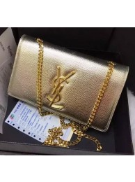 Fake Yves Saint Laurent Cross-body Shoulder Bag Y9014 Gold Tl15310tu77